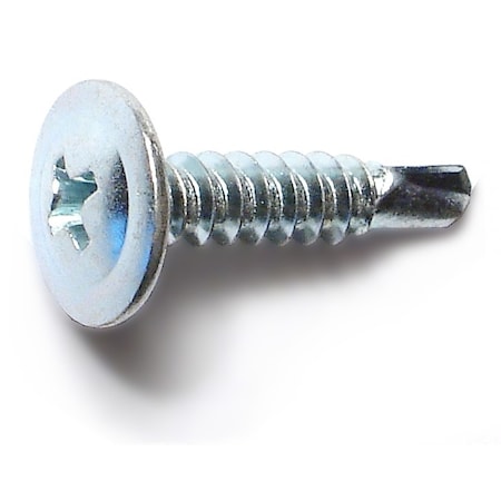 Buildright Self-Drilling Screw, #8 x 3/4 in, Zinc Plated Steel Truss Head Phillips Drive, 217 PK 08824